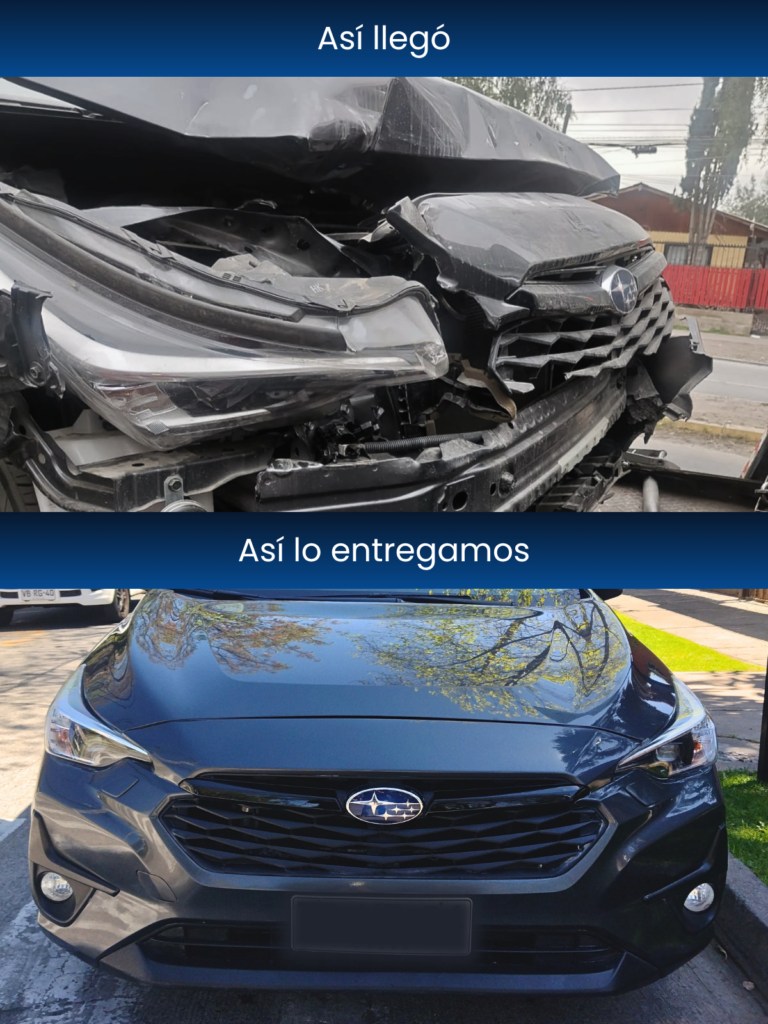 pintura desabolladura auto antes despues santiago